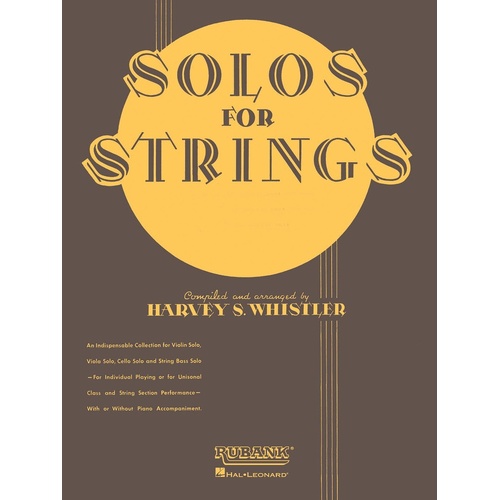 Solos For Strings Violin 1st Position (Softcover Book)