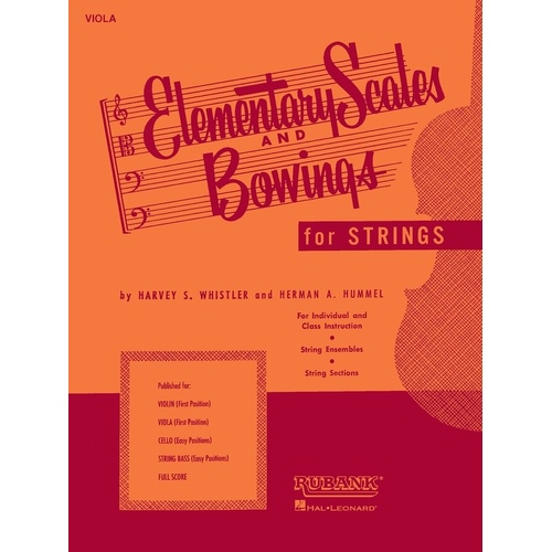 Elementary Scales And Bowing Viola (Part)