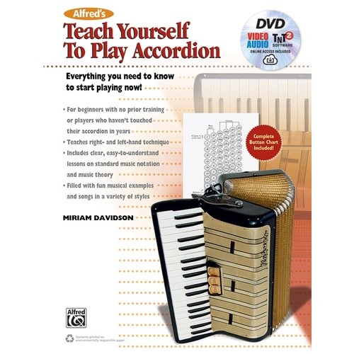 Teach Yourself To Play Accordion Book/Oa/DVD