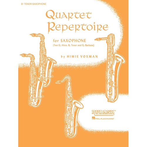 Quartet Repertoire 2nd Alto Sax (Softcover Book)