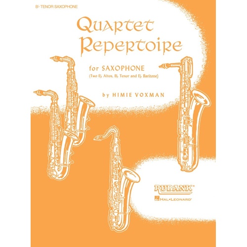 Quartet Repertoire Baritone Sax (Softcover Book)