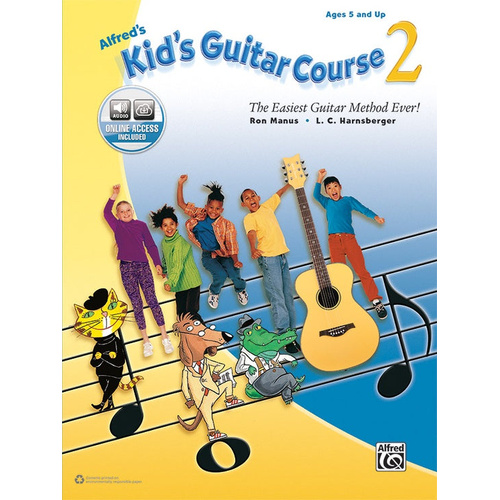 Alfred's Kids Guitar Course Book 2 with Audio Streaming