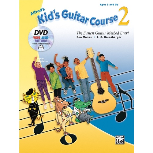 Alfreds Kids Guitar Course 2 Book/Oa/DVD