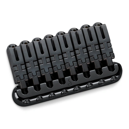 Schaller Hannes Black Bridge for 8-String Guitars - 12310400