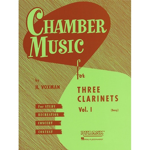 Chamber Music 3 Clarinets Book 1 (Softcover Book)