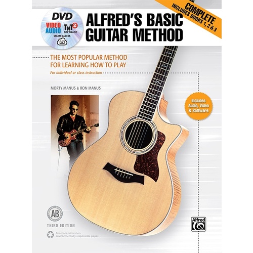 Alfred's Basic Guitar Method Complete Third Edition Bk/DVD/OA - Manus Morty / Manus Ron Alfred 44749