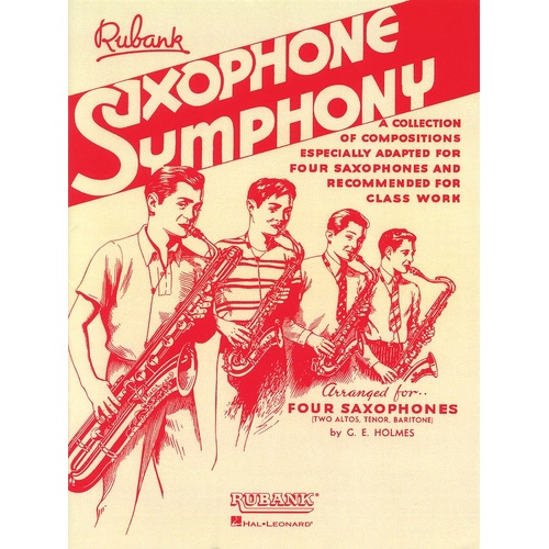 Saxophone Symphony For 4 Saxophones (Music Score/Parts)