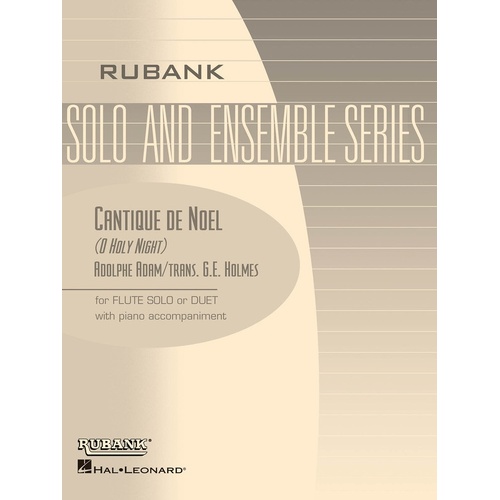 Cantique De Noel Flute Duo/Piano (Softcover Book)