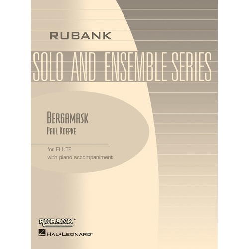 Bergamask Flute/Piano Arr Voxman (Softcover Book)