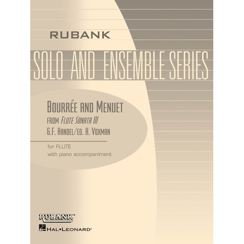 Bouree Menuet Flute/Piano Arr Voxman (Softcover Book)