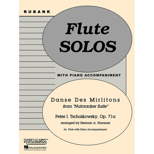 Danse Des Mirlitons Flute Piano Arr Hummel (Softcover Book)