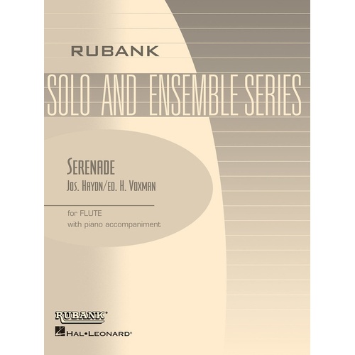 Serenade Flute Solo Piano Acc (Softcover Book)