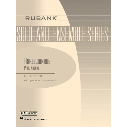 Harlequinade 3 Flute Piano (Softcover Book)