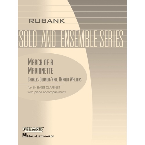 March Of A Marionette B Flat Bass clarinet Solo Piano (Softcover Book)