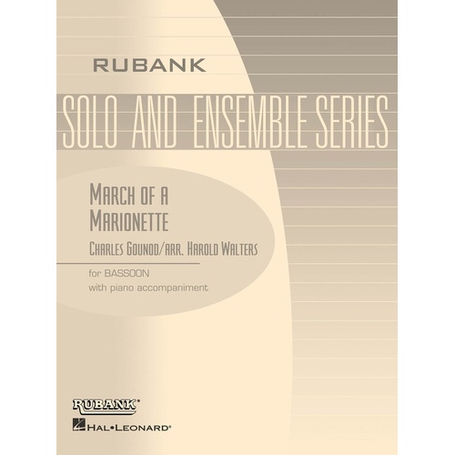 Gounod - March Of A Marionette Bassoon/Piano (Softcover Book)