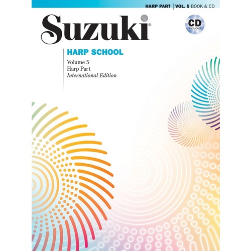 Suzuki Harp School Volume 5 Book/CD