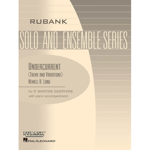 Undercurrent E Flat Bar Sax/Piano (Softcover Book)