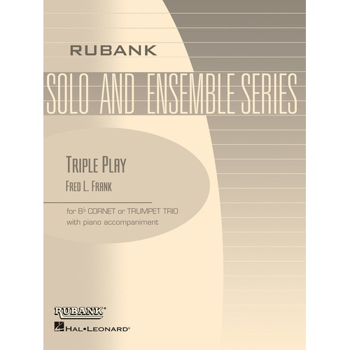 Triple Play Cnt/Trumpet Trio Piano (Softcover Book)