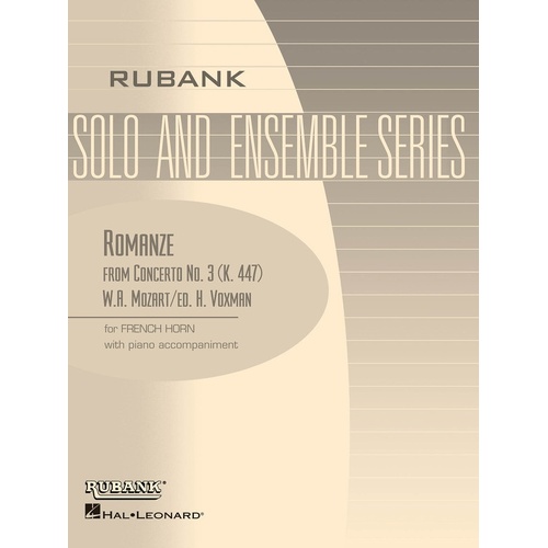 Romanze French Horn/Piano Acc (Softcover Book)