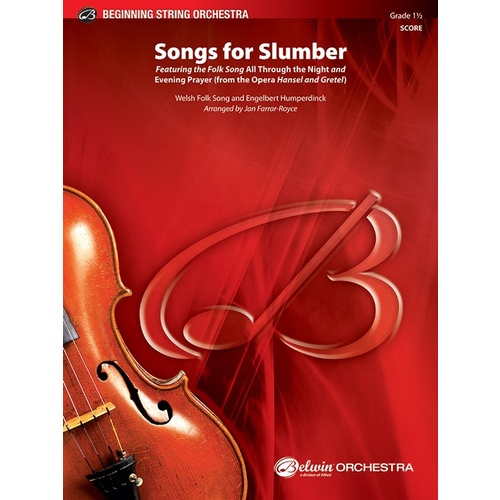 Songs For Slumber String Orchestra Gr 1.5