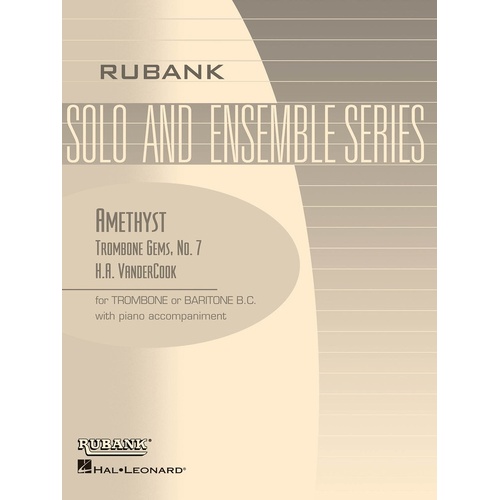 Amethyst Trombone Or baritone bc/Piano (Softcover Book)