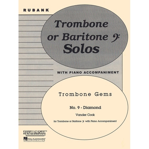 Diamond Trombone/Piano (Softcover Book)