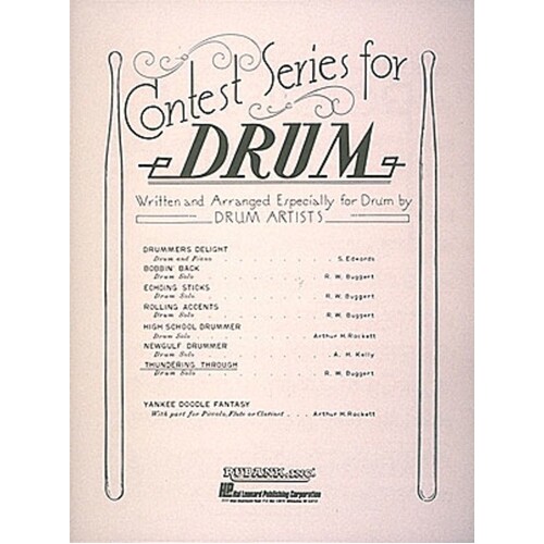 Thundering Through Drum Solo (Softcover Book)