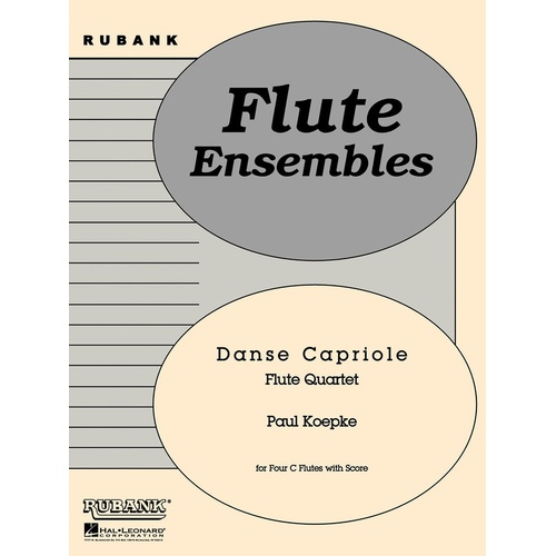Danse Capriole W/Sc (Music Score/Parts)