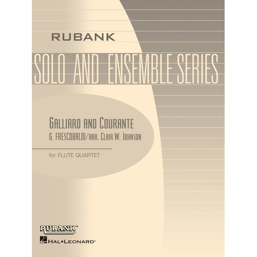 Galliard And Courante Flute Quartet (Music Score/Parts)