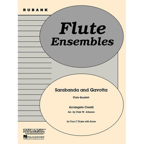 Sarabanda And Gavotta Flute Gr 3 (Music Score/Parts)