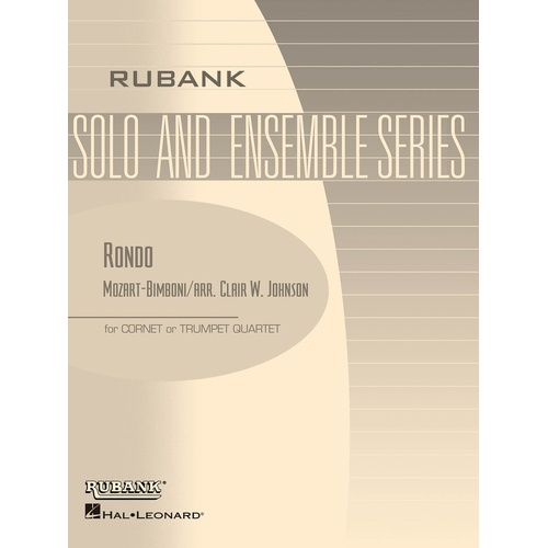 Rondo Cnt/Trumpet Quartet With Sc (Music Score/Parts)