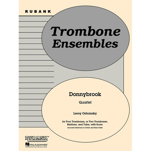 Donnybrook Trombone Quartet W/Score (Music Score/Parts)