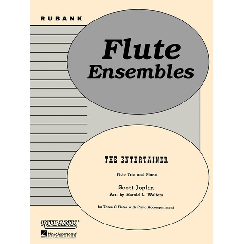 Entertainer Flute Trio/Piano (Music Score/Parts)