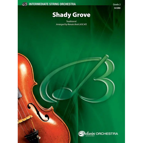 Shady Grove String Orchestra Grade 2 Score/Parts by Bratt Belwin 44800