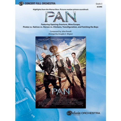 Pan: Highlights From The Soundtrack Full Orchestra Gr 3