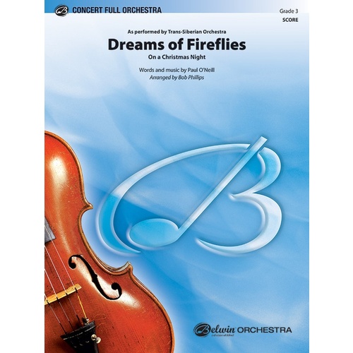 Dreams Of Fireflies On A Christmas Night Full Orchestra Gr 3