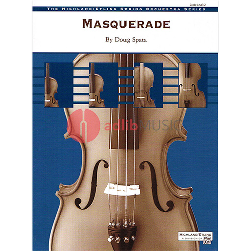 Spata Masquerade String Orchestra Grade 2 Score Parts Highland Etling 44834