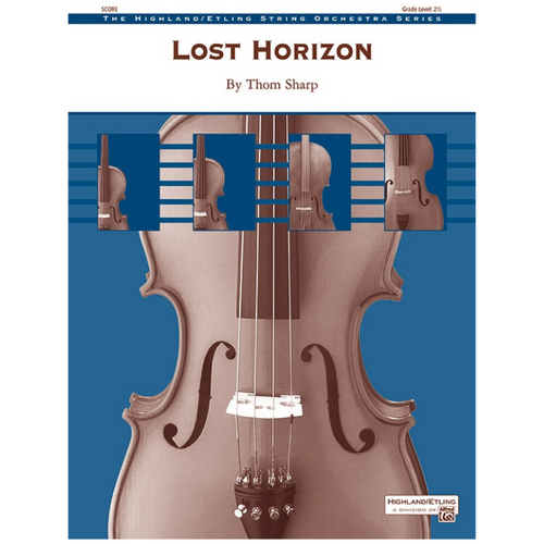 Sharp Lost Horizon String Orchestra Grade 2.5 Score and Parts