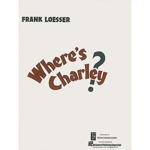 Wheres Charlie Vocal Score (Softcover Book)