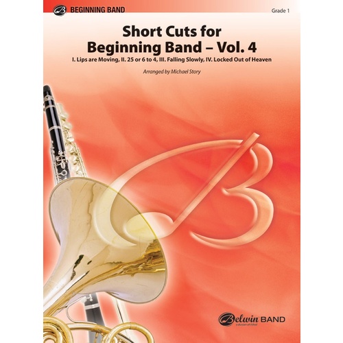 Short Cuts for Beginning Band No 4 - Concert Band Grade 1 by Michael Story - Alfred Music