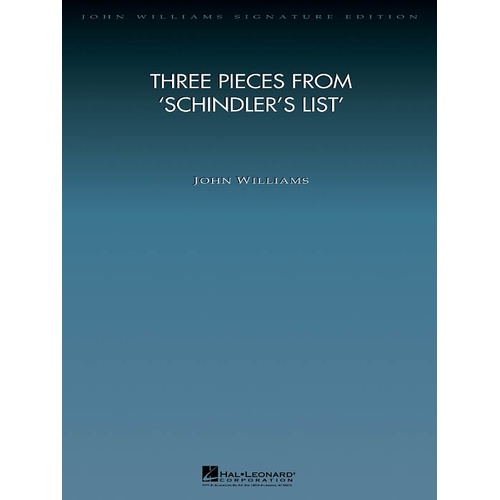 3 Pieces From Schindlers List Violin/Orch Score/Parts