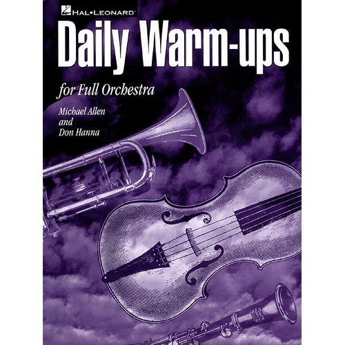 Daily Warmups For Full Orchestra Hal Leonard Full Orchestra 3-4 (Music Score/Parts)