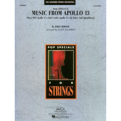 Pop Specials for Strings - Apollo 13 Themes From 3 (Music Score/Parts)