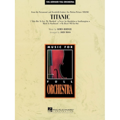 Titanic Hal Leonard Full Orchestra Score Only (Music Score/Parts)