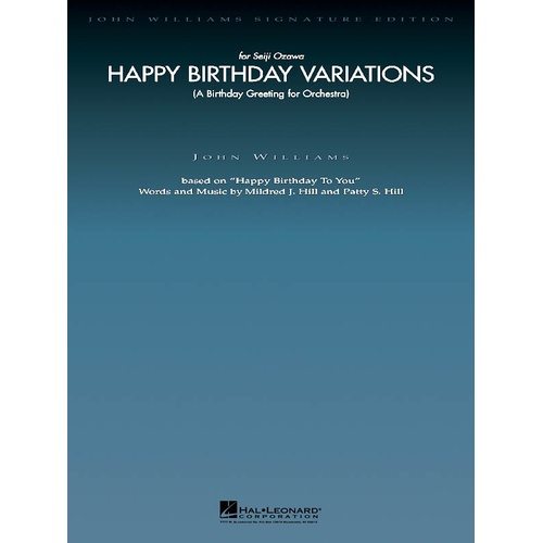 Happy Birthday Variations Fo Score/Parts