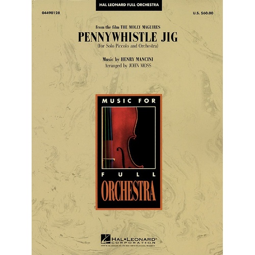 Pennywhistle Jig Picc Solo Hal Leonard Full Orchestra 3-4 (Music Score/Parts)