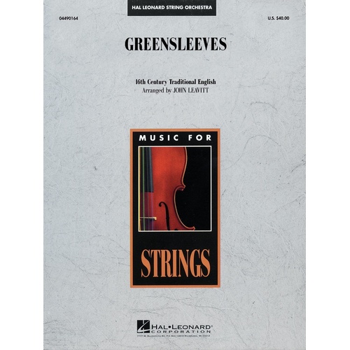 Greensleeves So3 (Pod) (Music Score/Parts)