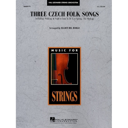 Pop Specials for Strings - Three Czech Folk Songs o3 (Music Score/Parts)