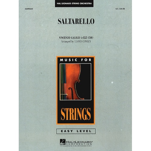 Saltarello (Easy String Orchestra) (Music Score/Parts)