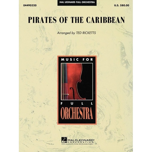 Pirates of the Caribbean Black Pearl FO3-4 SC/PTS for Orchestra